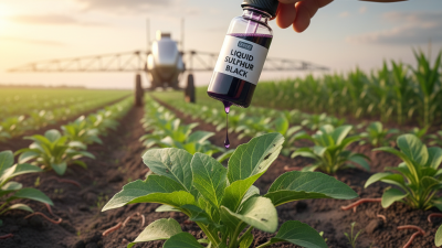 What Are the Benefits of Liquid Sulphur Black in Agriculture?