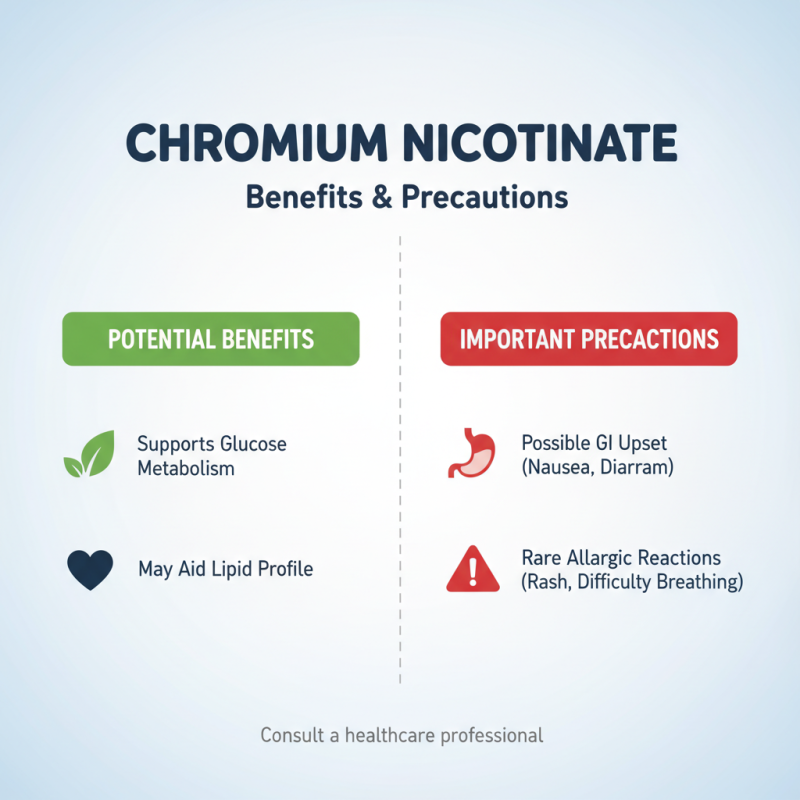 What is Chromium Nicotinate and its Health Benefits?