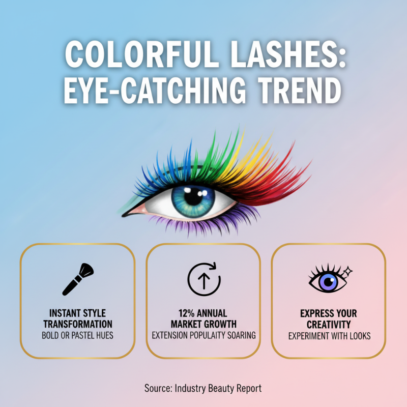 What is Colorful Lashes and How to Use Them for Stunning Eye Looks?
