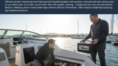 2026 How to Choose the Best Marine Battery for Your Boat Needs?