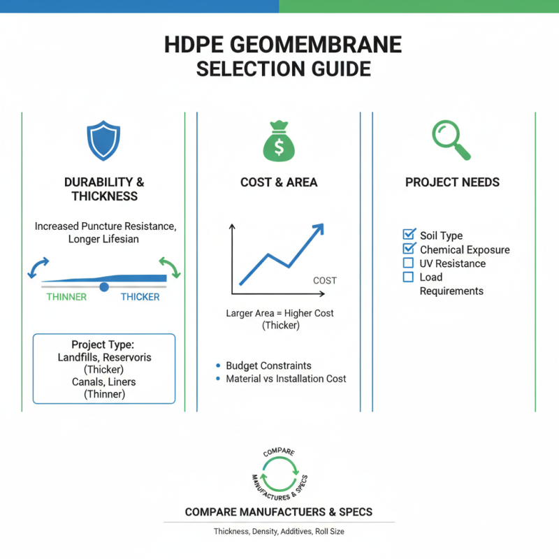 How to Choose the Right HDPE Geomembrane for Your Project?
