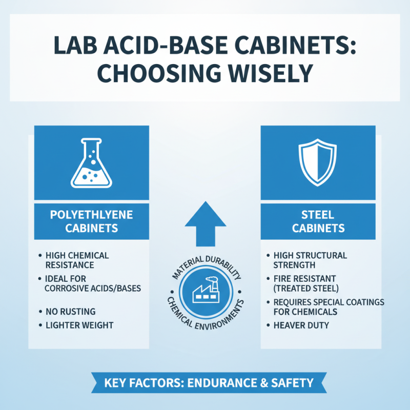 How to Choose the Right Acid Base Cabinet for Your Laboratory Needs?