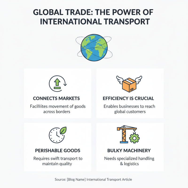 Why is International Transport Essential for Global Trade?