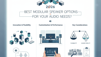 2026 Best Modular Speaker Options for Your Audio Needs?