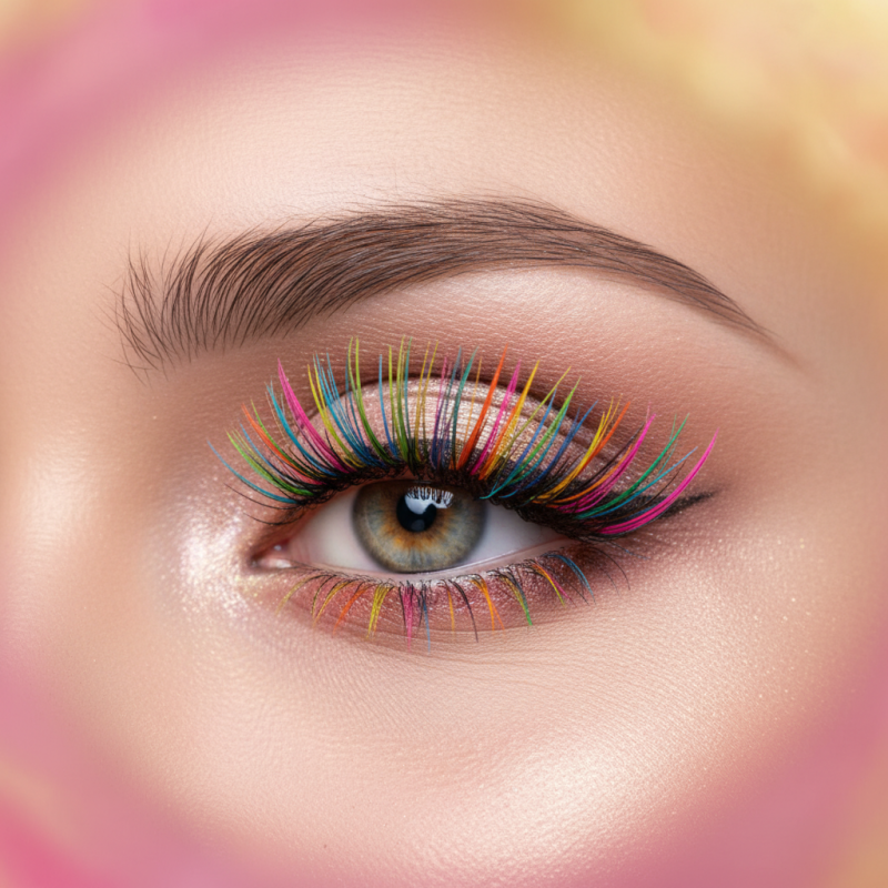 What is Colorful Lashes and How to Use Them for Stunning Eye Looks?