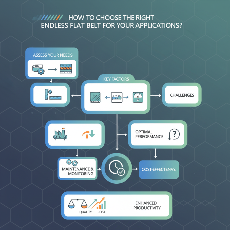 How to Choose the Right Endless Flat Belt for Your Applications?