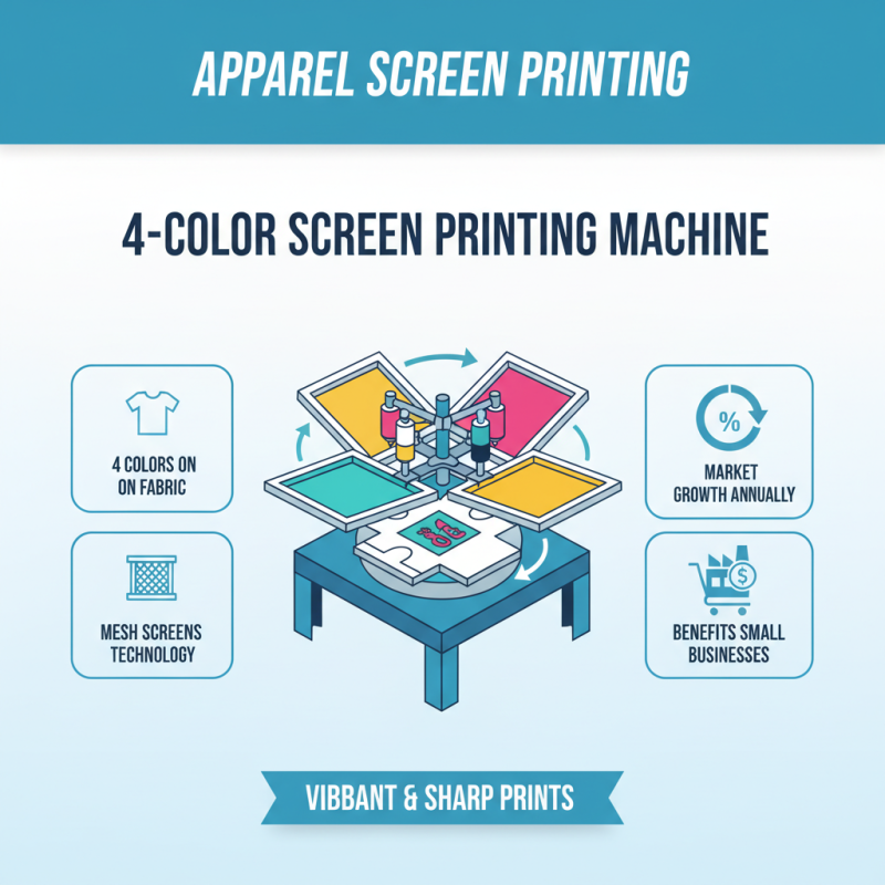 What is a 4 Color Screen Printing Machine and How Does It Work?
