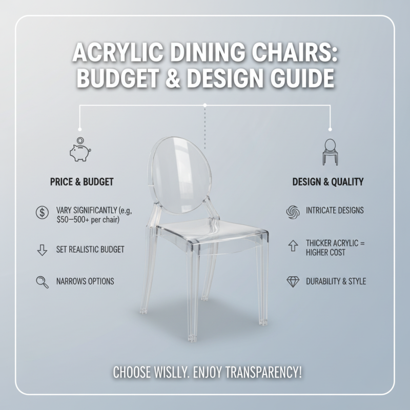 How to Choose Transparent Acrylic Dining Chairs for Your Home?