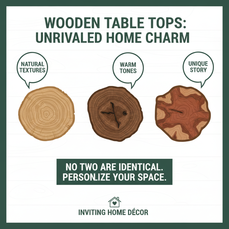 Why Choose Table Top Wooden for Your Home Décor?