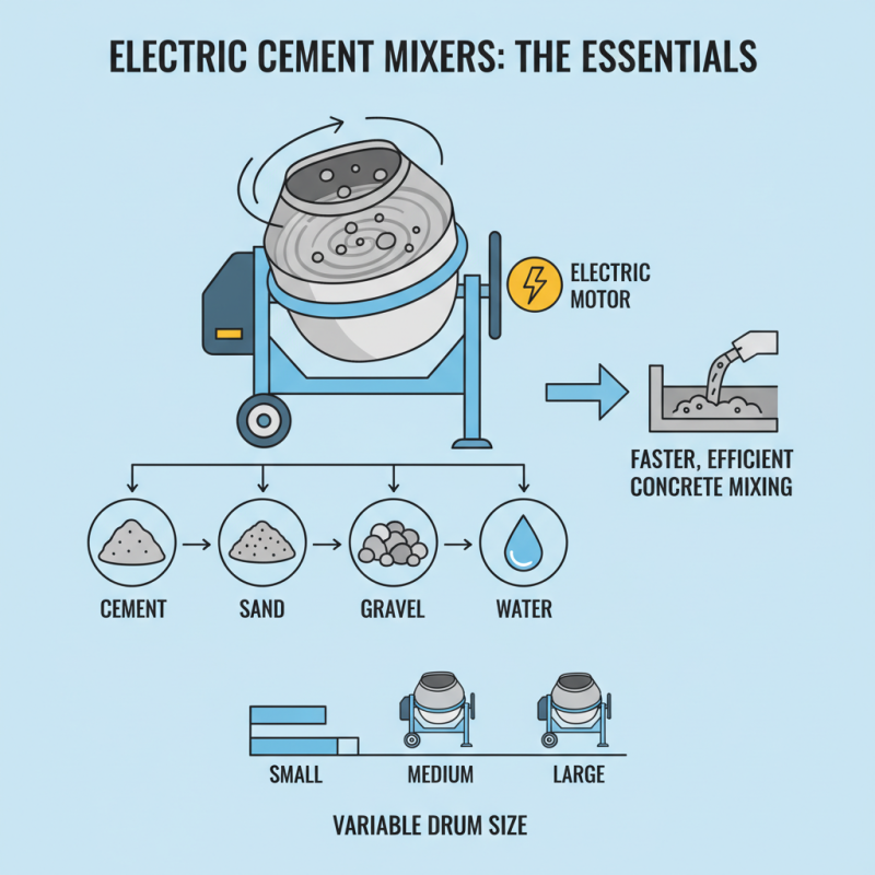 What is an Electric Cement Mixer and How Does It Work?