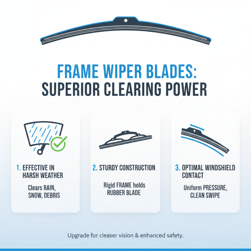 Why Choose Frame Wiper Blades for Optimal Windshield Performance?