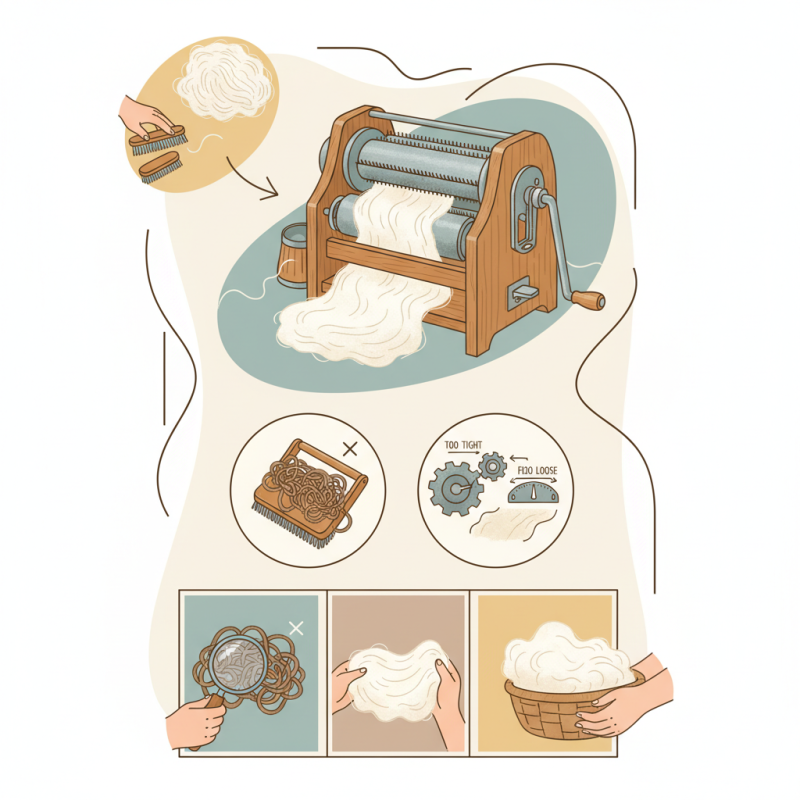 How to Use a Wool Carding Machine for Perfectly Fluffy Wool