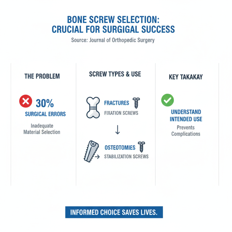 How to Choose the Right Bone Screws for Your Medical Needs?