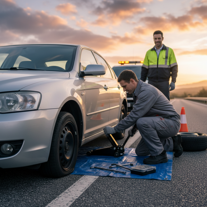 Top 5 Tips for Road Side Assistance with a Flat Tire