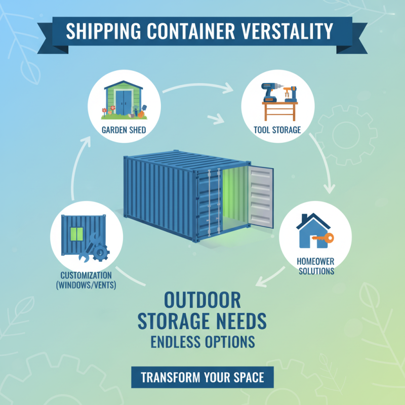 Top Benefits of Using Shipping Container Shed for Your Outdoor Storage Needs?