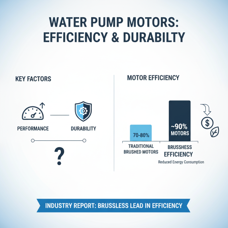 Top 10 Water Pump Motors for Efficient Performance?