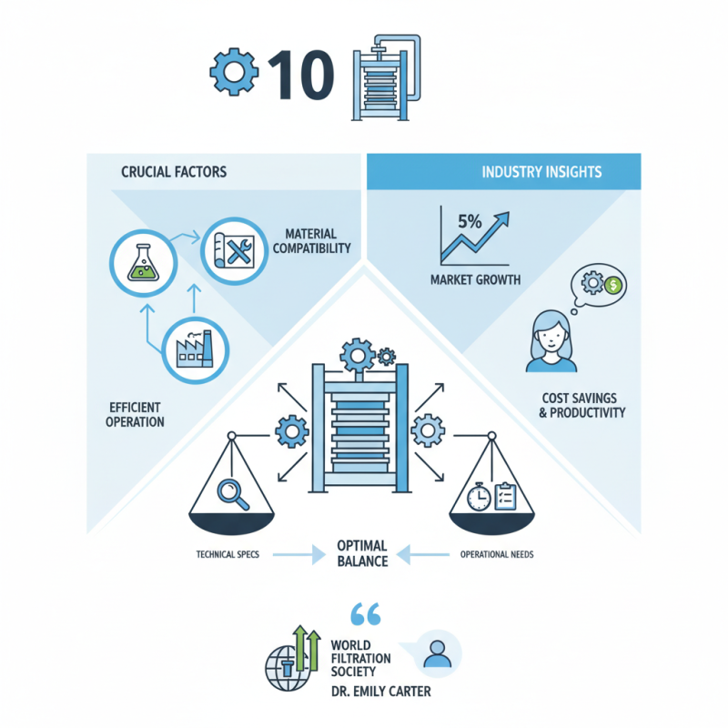 10 Essential Tips for Choosing the Right Diaphragm Filter Press