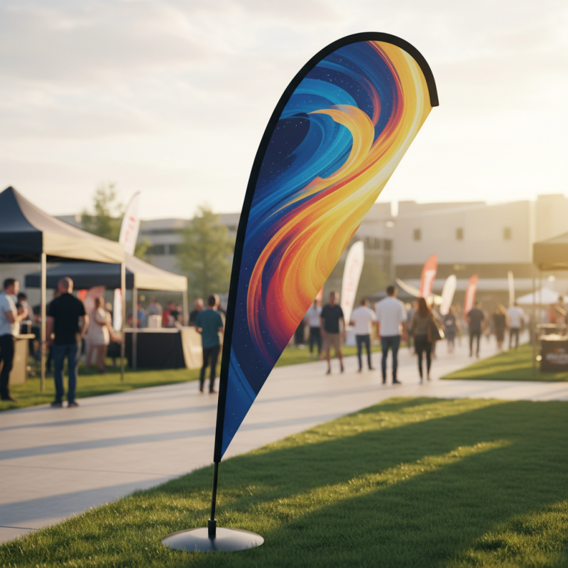 What is a Teardrop Flag Pole and How Does It Work?