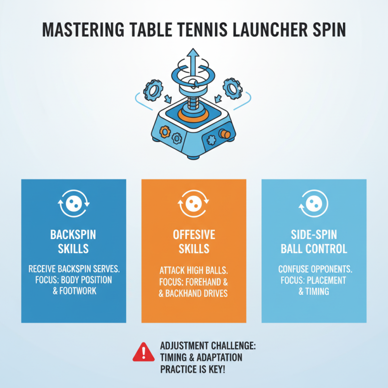 How to Use a Spin Adjustable Table Tennis Launcher Effectively?
