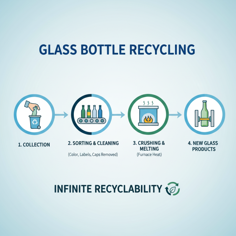 What is the Purpose of Empty Glass Bottles in Recycling and Crafting?