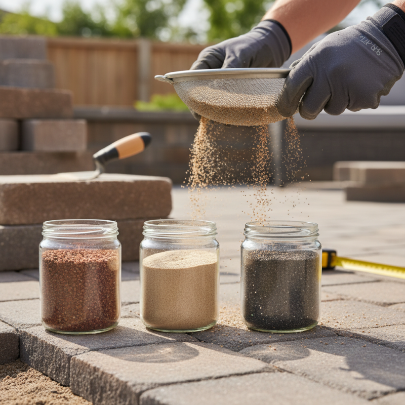 How to Choose the Right Paver Sand for Your Outdoor Projects?