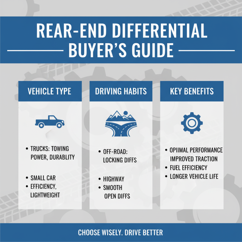 Top Benefits of a Rear End Differential for Improved Vehicle Performance?