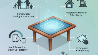 How to Choose the Best Table With Touch Screen for Your Needs?