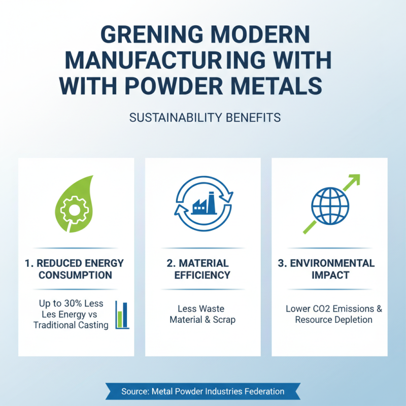 Top 10 Benefits of Using Powder Metals in Modern Manufacturing Techniques?