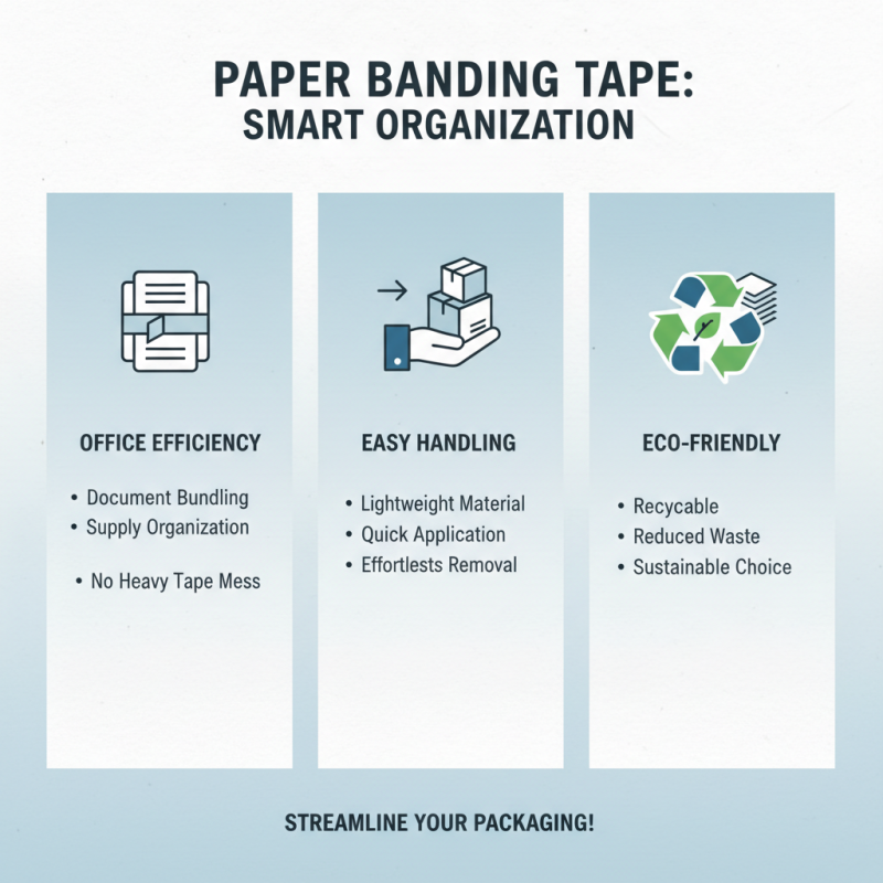 The Top Benefits of Using Paper Banding Tape for Packaging and Organization?