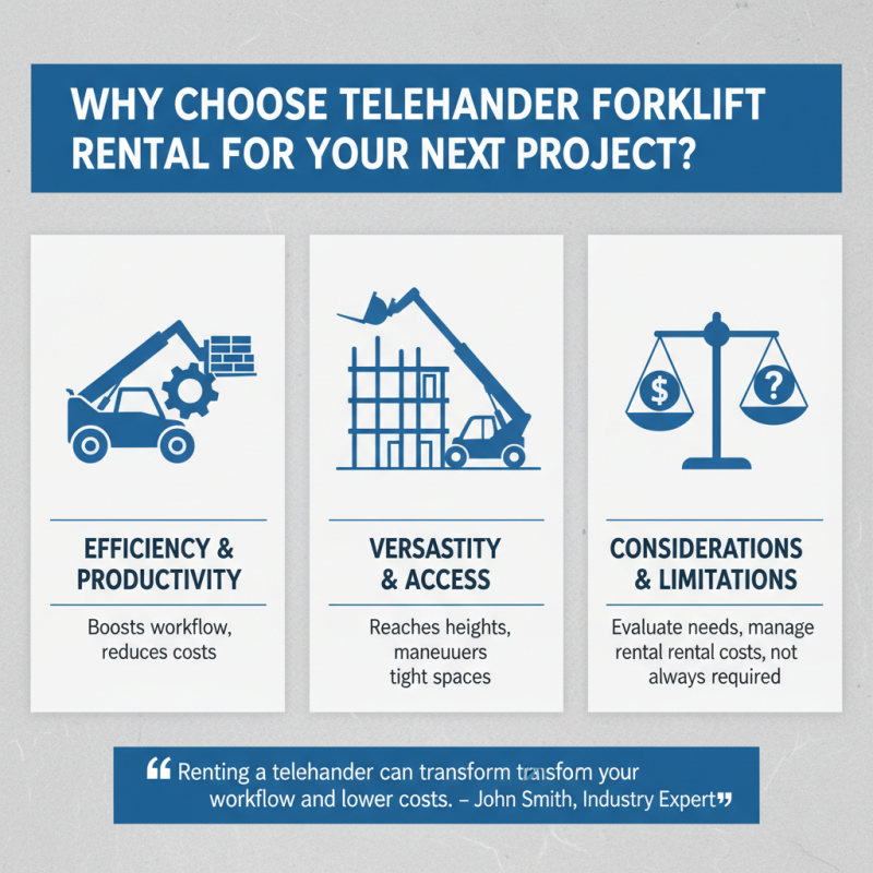 Why Choose Telehandler Forklift Rental for Your Next Project?