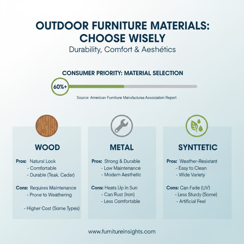 What is the Best Outdoor Furniture for Your Patio?