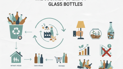 What is the Purpose of Empty Glass Bottles in Recycling and Crafting?