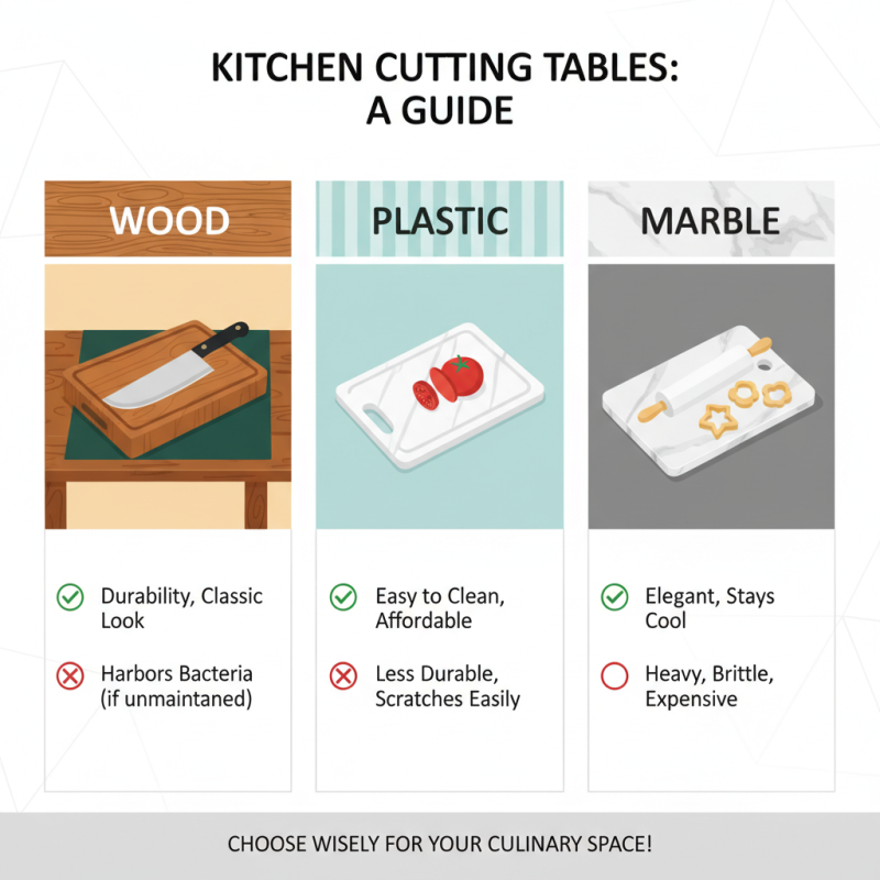 2026 How to Choose the Best Cutting Table for Your Kitchen Needs?