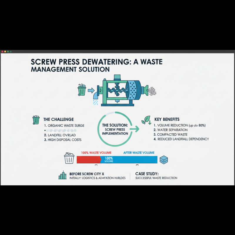 Top Benefits of Screw Press Dewatering Machine for Efficient Waste Management?