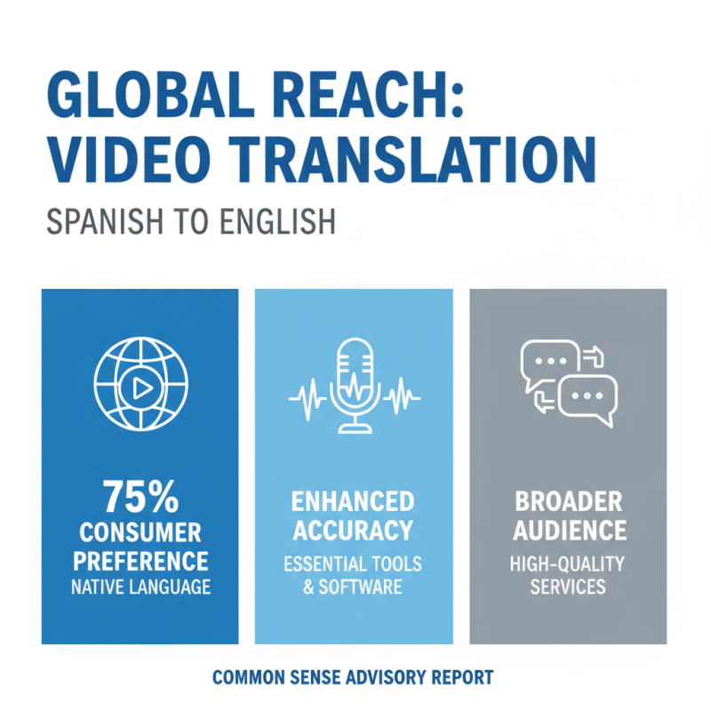 How to Achieve Accurate Spanish to English Video Translation?
