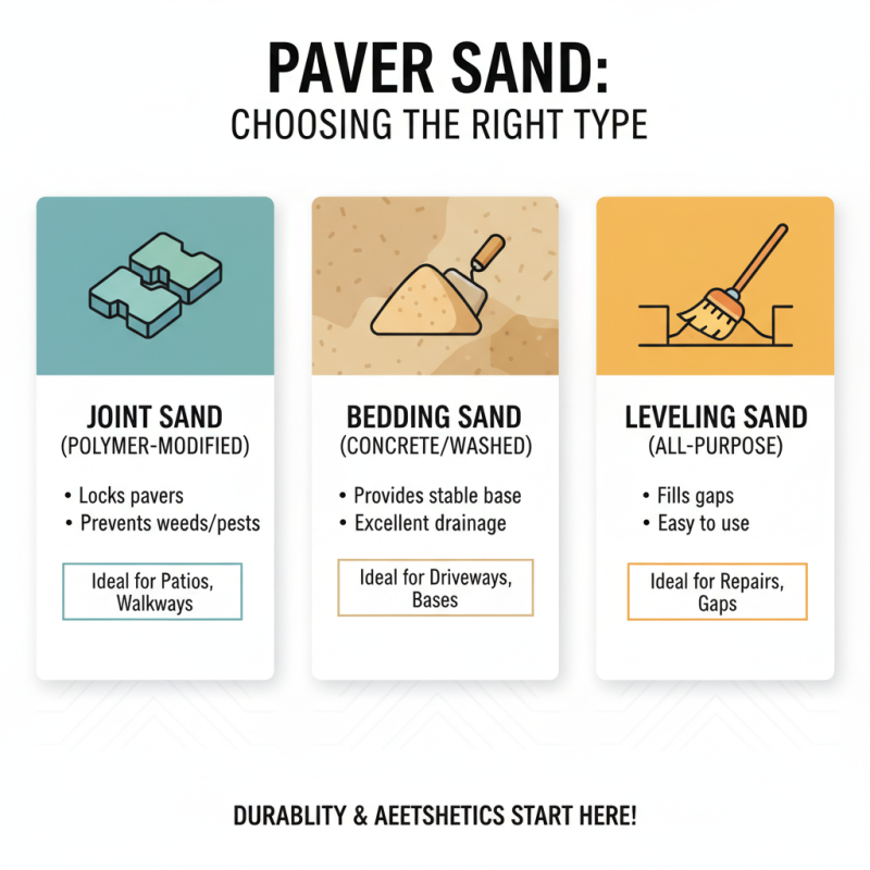 How to Choose the Right Paver Sand for Your Outdoor Projects?