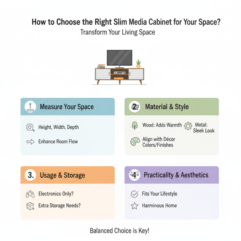 How to Choose the Right Slim Media Cabinet for Your Space?