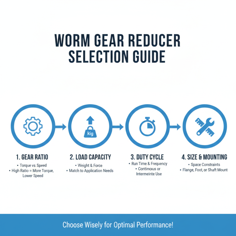 How to Choose the Right Worm Gear Reducer for Your Application?
