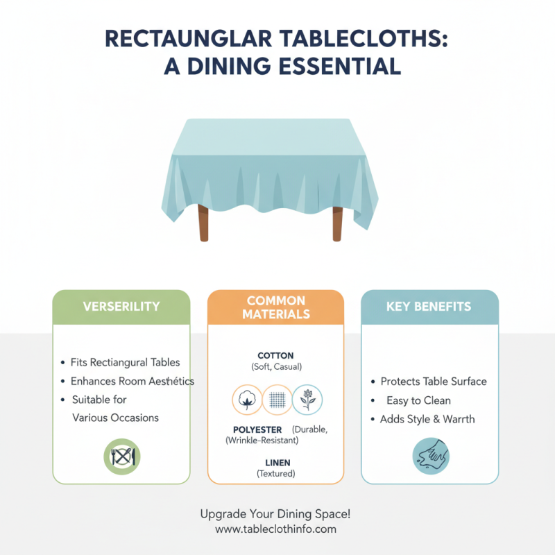 What is a Rectangle Tablecloth and How to Choose One?