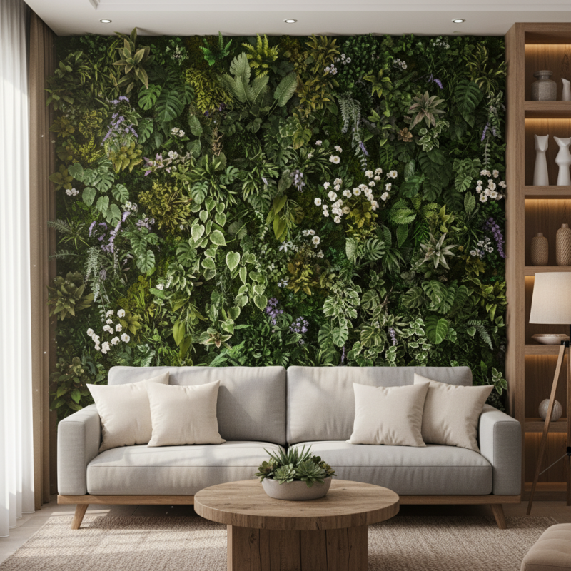 How to Create Stunning Artificial Plants Wall for Your Home?