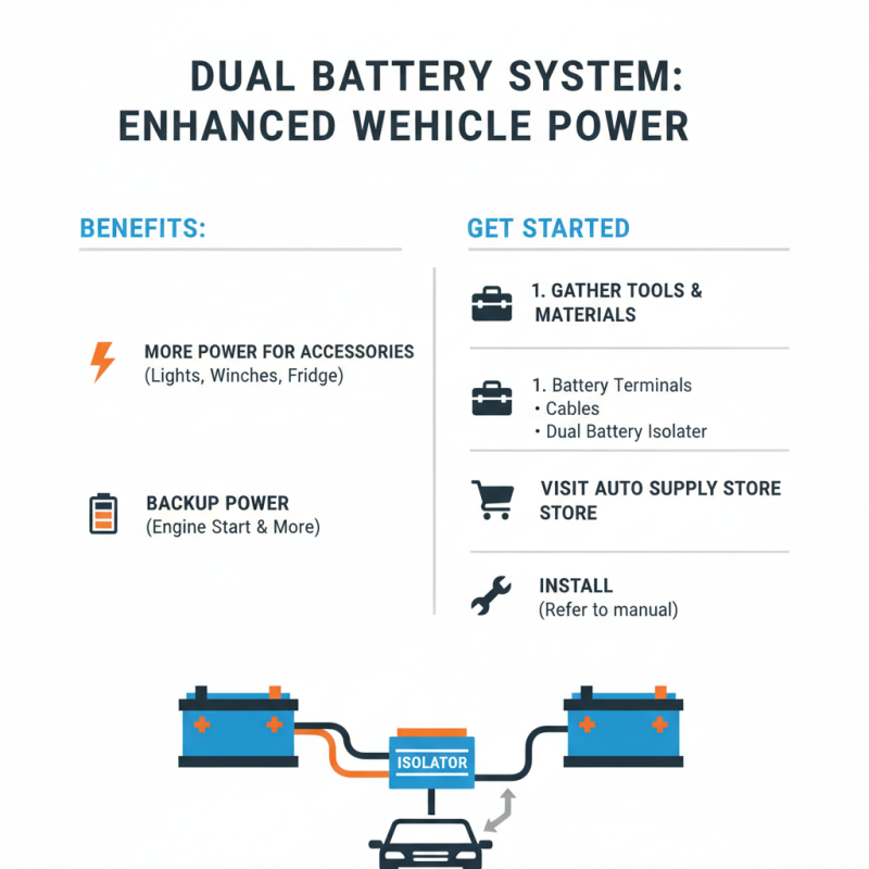 How to Install a Dual Battery System for Your Vehicle?
