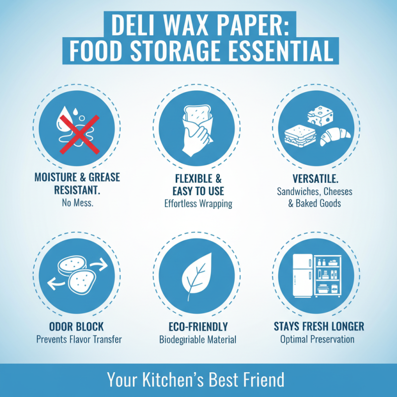 How to Use Deli Wax Paper Sheet for Food Wrapping and Storage?