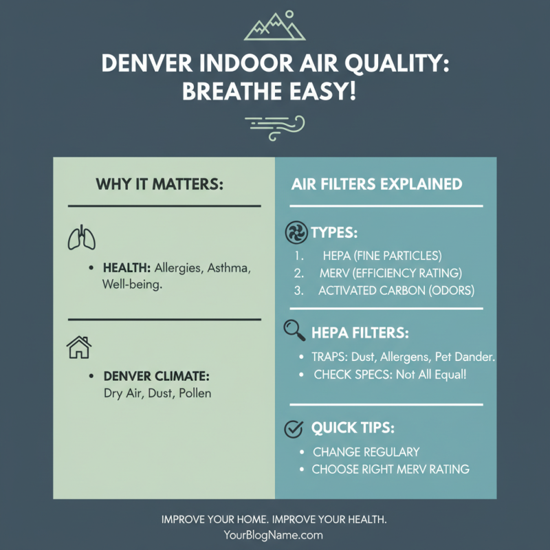 Why Choose Air Filters in Denver Co for Healthier Indoor Air Quality?