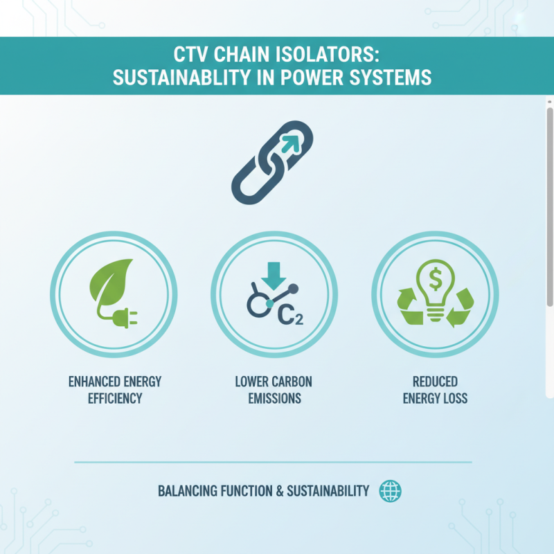 Top 10 Benefits of Using Ctv Chain Isolator in Modern Electrical Systems?