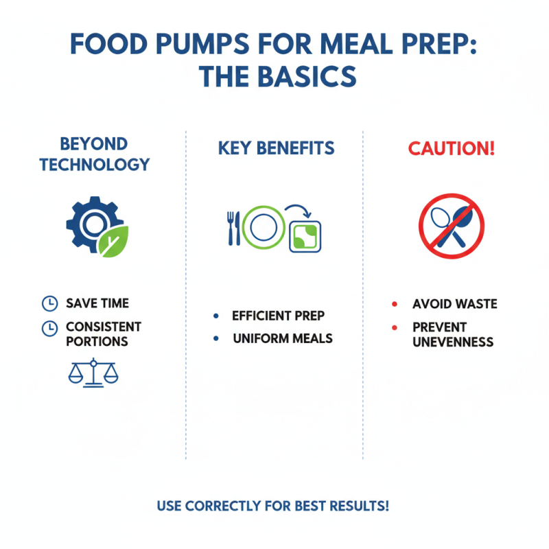 How to Use a Food Pump for Perfect Meal Prep?