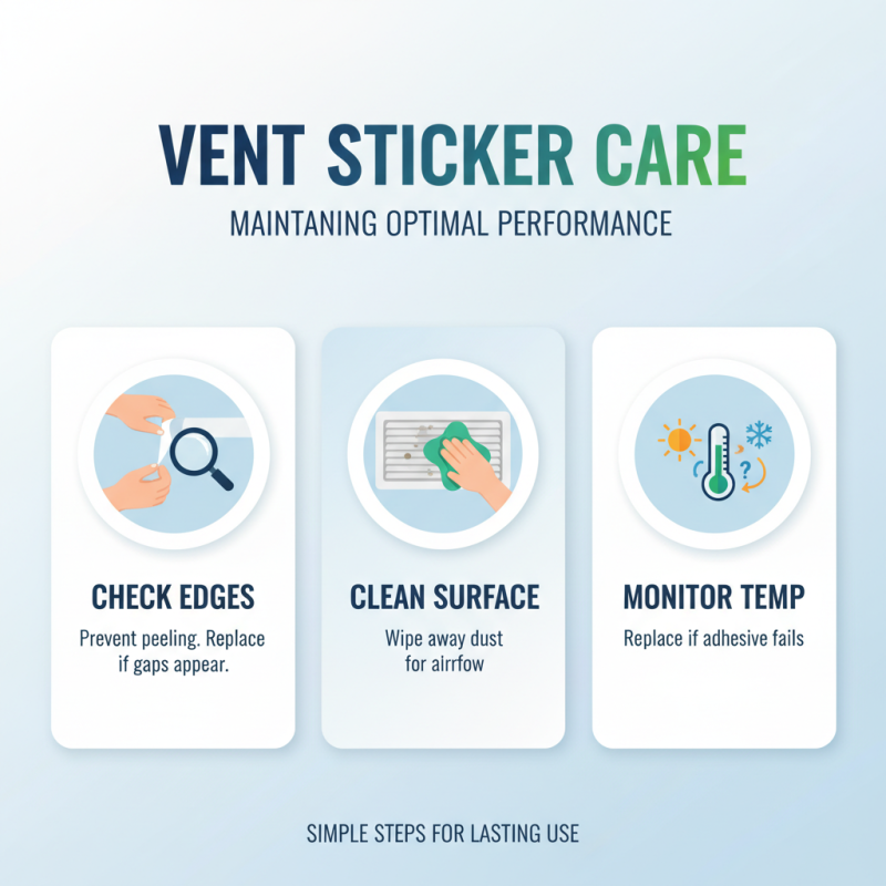 How to Use Adhesive Vent Stickers for Easy Home Ventilation?