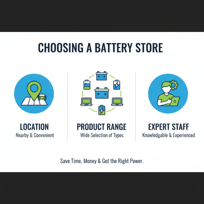 How to Choose the Right Battery Store for Your Needs?