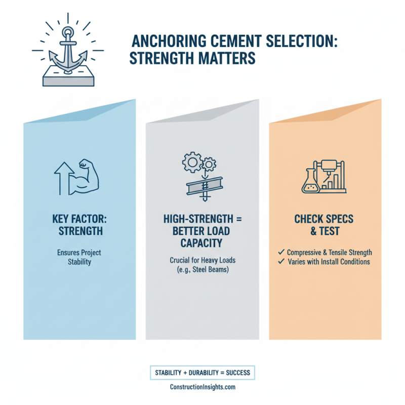 How to Choose the Best Anchoring Cements for Your Projects?