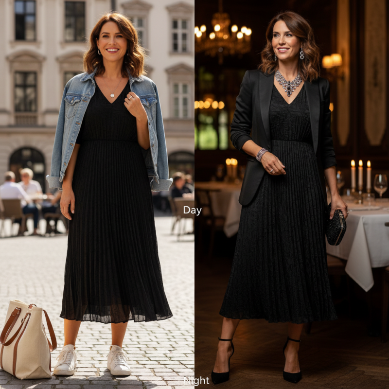 2026 How to Style a Black Pleated Dress for Any Occasion?
