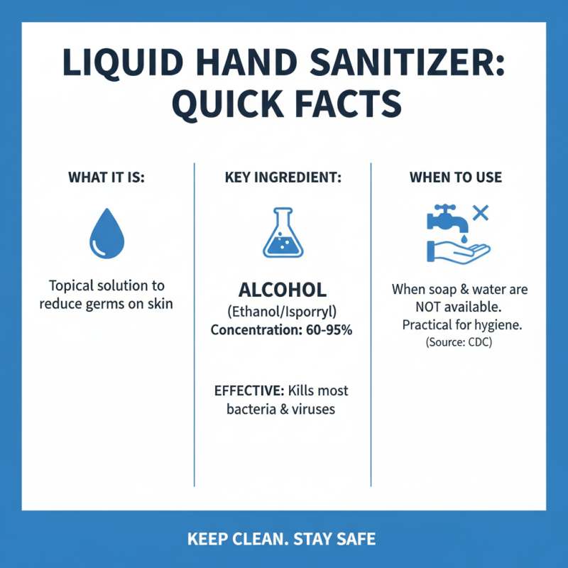 What is Liquid Hand Sanitizer and How Does it Work?